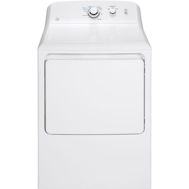 GE GTD33GASK0WW 7.2 cu. ft. 120 Volt White Gas Vented Dryer